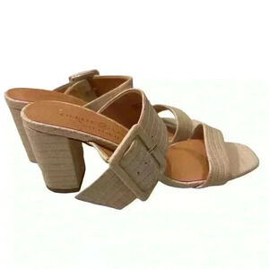 Chinese Laundry Double Strap  Size 7 Block heel buckles